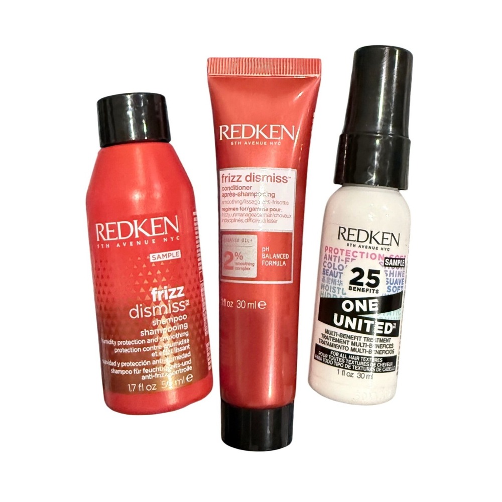 Redken Haircare Bundle Volume Injection Frizz Dismiss One United Travel Set - Picture 4 of 5